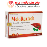 Bổ gan Meloroxtech L-ornithine L-aspartat 500mg giảm xơ gan, men gan