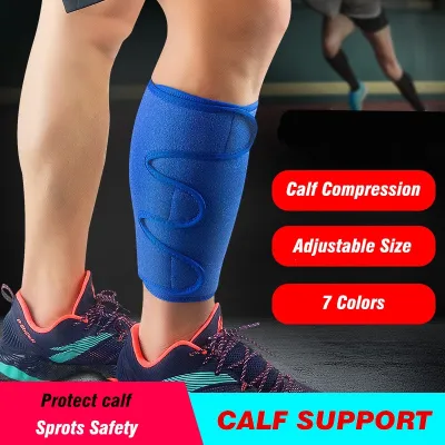 Calf Compression Sleeves NeopreneCalf Support Neoprene Fitness Sport Football Running Leg Protection L497