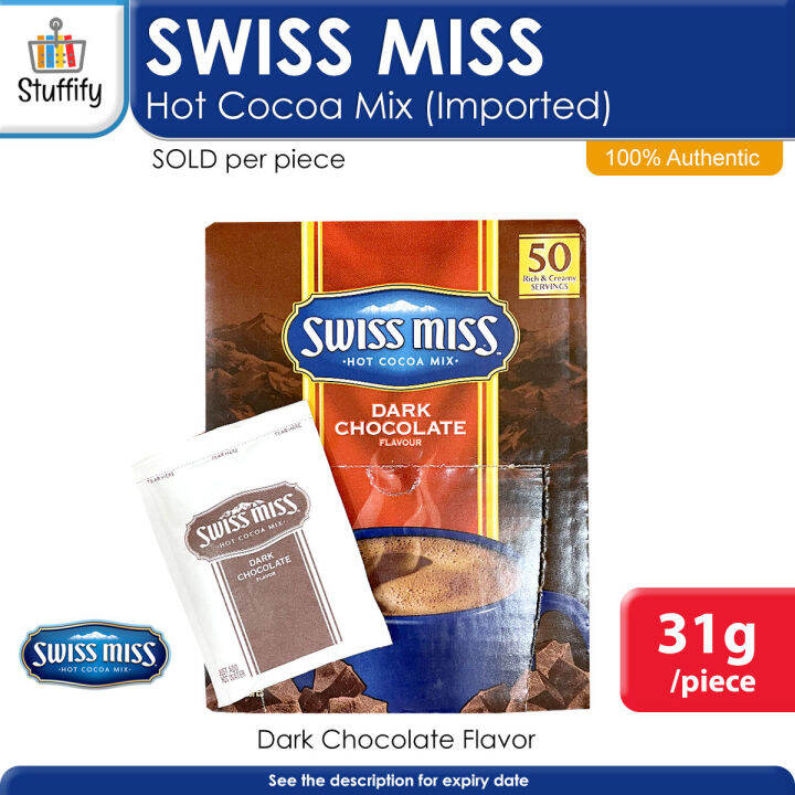 Imported SWISS MISS Hot Cocoa Mix Dark Chocolate (Sold Per Piece - 31g ...