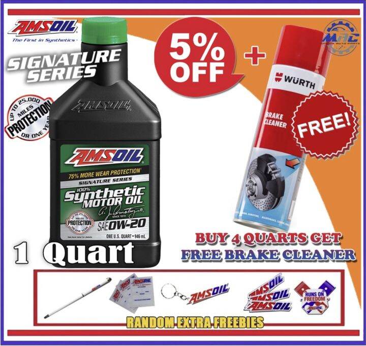 AMSOIL Signature Series 0W-20 Synthetic Motor Oil - AMSOIL Oil