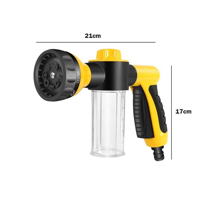 hot-dt-garden-watering-jet-spray-hose-nozzle-foam-gun-multifunctional-adjustable-dispenser-bottle-for-showering