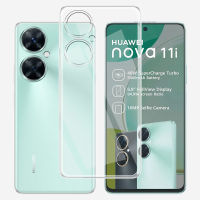 หรูหราระดับไฮเอนด์สำหรับ Huawei Nova 11i เคสโทรศัพท์ TPU แบบน่มซิลิโคนใสฝาครอบเคสสำหรับ Huawei Nova 11i Huawei Nova 11i 11I ใส