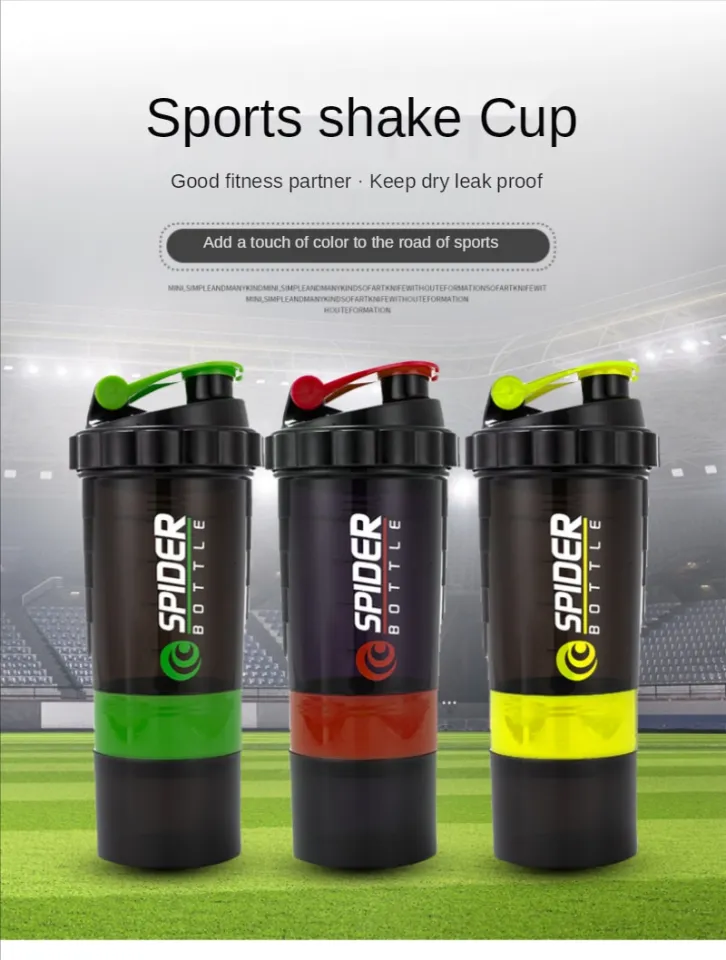 Body-building Exercise Bottle, 3 Layers Shaker Bottle