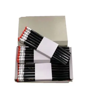 6PCS/set AMSPEC #570 JUMBO Black Pencil with eraser Primary grade pencil