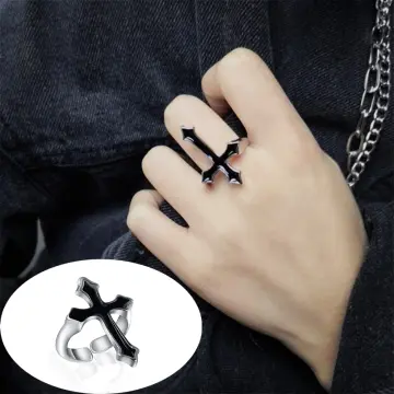 Gothic hot sale cross ring