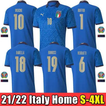 Italy Home Jersey 21/22 by Macron | 4XL | White/Blue