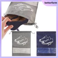 BETTERFORM 1/5pcs มีประโยชน์ แบบพกพา ผู้จัดงาน พกกระสอบ สายรัด คอนเทนเนอร์กันรอย กระเป๋ารองเท้า กระเป๋าเก็บของ