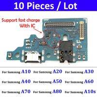 10 Pcs USB Charger Charging Dock Port Connector สายเคเบิล Flex สำหรับ Samsung A10S A20s A30s A50s A10 A20 A30 A40 A50 A60 A70 A70s