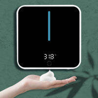 Wall Mount Automatic Foam Soap Dispensers 400ml LED Temperature Display Electric Touchless Bathroom Smart Washing Hand Machine