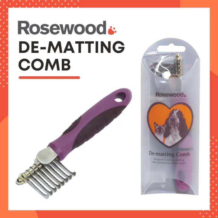 ROSEWOOD SOFT PROTECTION DEMATTING COMB Lazada.co.th