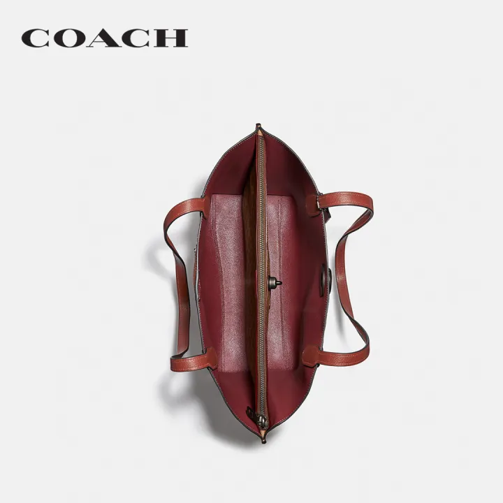 coach-กระเป๋าทรงสี่เหลี่ยมผู้หญิงรุ่น-willow-tote-in-colorblock-with-signature-canvas-interior-สีน้ำตาล-c0692-v5mbv