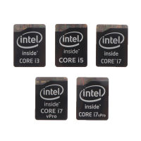 5ชิ้นขายส่งความหลากหลายของทางเลือกเดิม4th รุ่น I3 I5 I7 Celeron In Core ฉลากสติกเกอร์