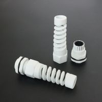 【cw】 Freeshipping 5pcs Anti-bending Cable Glands PG7/9/11/13.5 M12/16/18/27 Plastic Joint PA66 Wire 【hot】