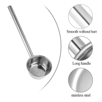2ชิ้นสแตนเลสด้ามยาวน้ำทัพพีครัวซุปช้อนอาหารกระจายเครื่องมือการปรุงอาหารจีนช้อนภาชนะแกดเจ็ต