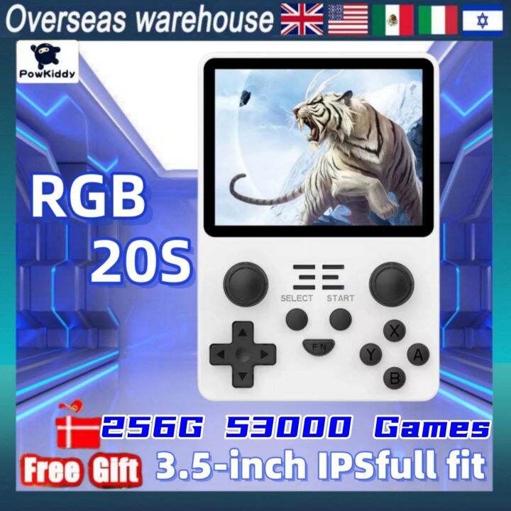 Powkiddy RGB20S 256G Retro Game Console Open Source System Handheld