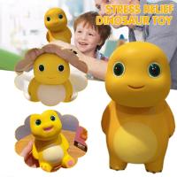 Cute Milk Yellow Dinosaur Squeeze Toys Stress Relif For Children Toys S1S7