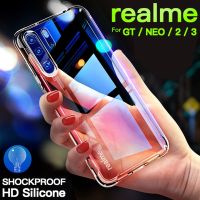 Luxury Silicone Cover For Clear Case Realme Gt neo 3 2 X2 5 6 7 8 Pro 8i X3 Superzoom C3 C11 C21 6S 6i 5i 5s X50 X50m Xt Cases