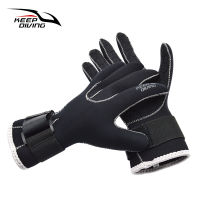 3MM Neoprene Spearfishing Scuba Diving Gloves Winter Keep Warm Swimming Gloves Full Finger Snorkeling Protective Equipment