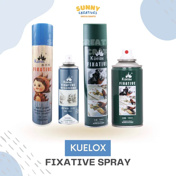 KUELOX Art Fixative Spray Damar 150ml/180ml/300ml Lazada PH
