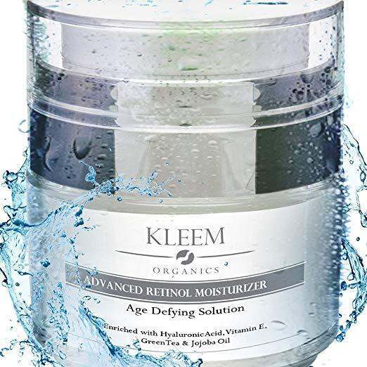Kleem Organics Anti Aging Retinol Moisturizer Cream For Face Neck