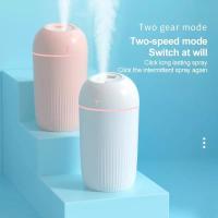 Air Humidifier รุ่น เครื่องพ่นไอน้ำ 420MLเครื่องฟอกอากาศ เครื่องพ่นอโรม่า diffuser เครื่องทำความชื้น USB LED