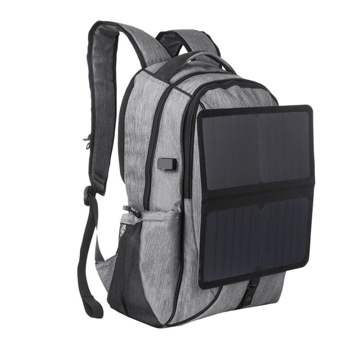 1-pcs-usb-solar-backpack-portable-solar-panel-backpack-14w-waterproof-for-outdoor-travel-camping-hiking-charging