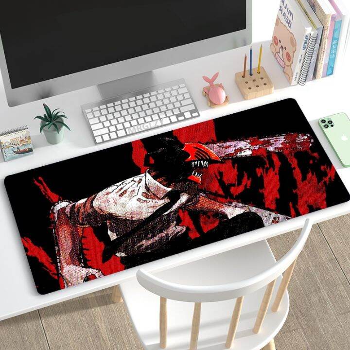 【Feature shop】 Chainsaw Man Mouse Pad Makima Gamer Large Keyboard