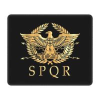 Vintage Gold Roman Empire Byzantine Eagle Emblem Gamer Mouse Pad Non-Slip Rubber Mousepad Rome SPQR Office Desk Computer Mat