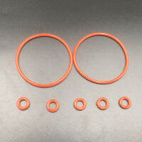 200pcs 5x2 5*2 6x2 6*2 7x2 7*2 (OD*Thickness) 2mm Thickness VMQ Food Grade Red White Silicone Oil Seal O Ring Gasket