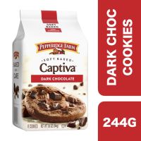 New arrival?? ( x 1 ชิ้น) ?Pepperidge Farm Dark Chocolate Brownie Cookie 244g ++ เปปเปอร์ริดจ์ฟาร์ม ดาร์กช็อกโกแลตบราวนี่คุกกี้ 244 กรัม