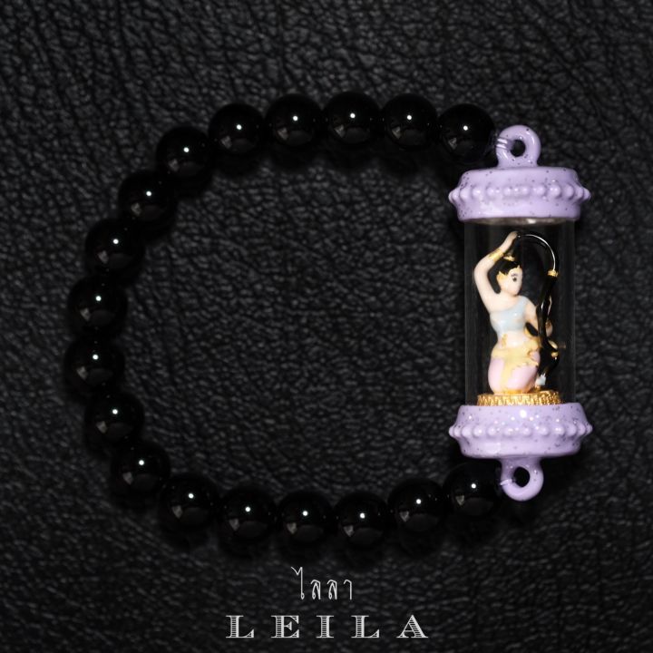 leila-amulets-พระแม่ธรณี-บีบมวยผม-baby-leila-collection-สีทอง-พร้อมกำไลหินฟรีตามรูป