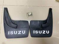 ยางบังโคลน  ยางกันโคลน หน้า  รถเก๋ง ทั่วไป ยางสีดำ เขียน  ISUZU 2 ชิ้น Univeral Front  Rear Back Mud Guard Rubber มีเก็บเงินปลายทาง