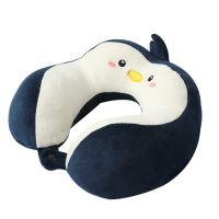 Hump U-shaped Pillow Penguin Embroidery Neck Protection Pillow Office Nap Pillow Travel Neck Pillow New Model Body Pillow Neck Travel pillows