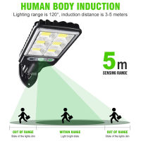 1500W LED Street Light 128 COB Outdoor Solar Light Spotlight IP65 Waterproof Floodlight Wall Lantern Garden Road Street Pathway