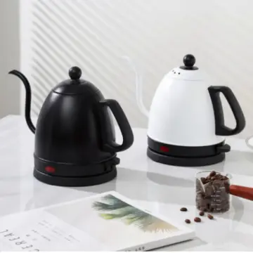 Electric Gooseneck Kettle 1000W Hand Brew Coffee Pot Jug Slender Mouth Pot  Smart Temperature Control Kettle Teapot 220V