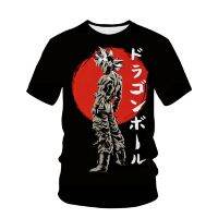 Mens 3d Dragon Ball Z Printed T-shirt Boutique Monkey King T-shirt Summer Trend Harajuku Loose Short-sleeved Casual O-neck Top