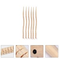 【CC】 6 Pcs Artificial Wood Snake Tricky Props Lifelike Kidcraft Playset Crawling