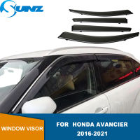 สำหรับ Honda Avancier 2016 2017 2018 2019 2020 2021 Window Visor ตกแต่งภายนอกรถ Rain Shield Deflectors กันสาด Trim Cover