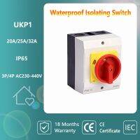 Electric Switches High Quality IP65 Industrial Waterproof Rotary Switch 4Pole 20A 1NO1NC