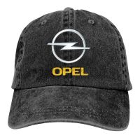 cap car unisex opel emblem vintage washed cowboy hat adjustable baseball cap