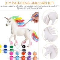 Unicorn Painting Kit Kids Diy Paint S Arts Craft Crafts Yourart Set Figurines Supplies Party Drawing And White Own O0X1