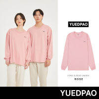 Yuedpao No.1 เสื้อยืดSignature Longsleeve Summer ผ้าหนาทรงสวย ยับยากรีดง่าย รับประกันไม่ย้วย 2 ปี สี  Rose