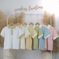 Cookies twotone เสื้อโปโลทูโทนผ้าคุกกี้