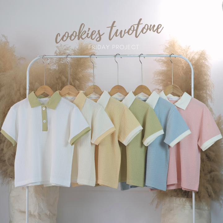 cookies-twotone-เสื้อโปโลทูโทนผ้าคุกกี้