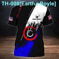 ♟㍿❀ Eartha Boyle Fashion summer 3 d shooting personalized T-shirt archery team players name 3 d printing man T-shirt leisure coat