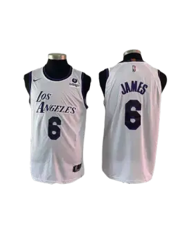 Camiseta LeBron James #6 Los Angeles Lakers 2022 City Edition