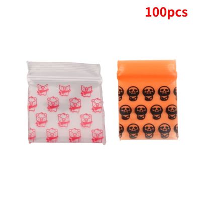 100Pcs Plastic Packaging Bags Ziplock Pill Packaging Pouches New Mini Zip lock Bags Zipper Bag Ziplock Bag