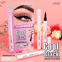 A-389 ASHLEY COOL BLACK LIQUID EYELINER แอชลี่ย์ คูล แบล็ค ลิควิด อายไลเนอร์ อายไลเนอร์เมจิก