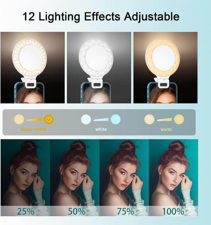 tomanwai-selfie-ring-light-clip-on-ring-light-touch-control-rechargeable-800mah-60-led-circle-light-with-3-light-modes-for-iphone-android-smart-phone-laptop-photography-camera-video-recording-vlog-tik