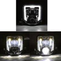 E24 LED ไฟหน้ารถจักรยานยนต์สำหรับ Husqvarna TE FE TC FC TX 125 250 300 350 450 501 701 250i 300i Enduro DRL Hi โคมไฟวิบากต่ำ